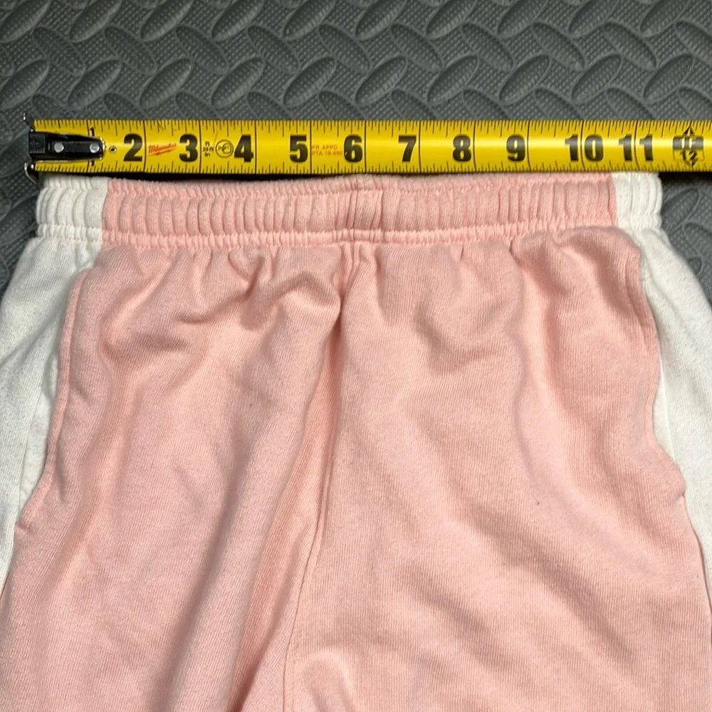 SO The Lounge Life Jogger Juniors Pink and‎ White With Side Stripes Size XS